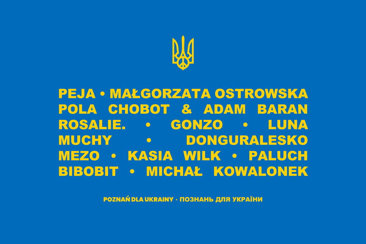 ŚWIATŁO dla Ukrainy – koncert w Poznaniu