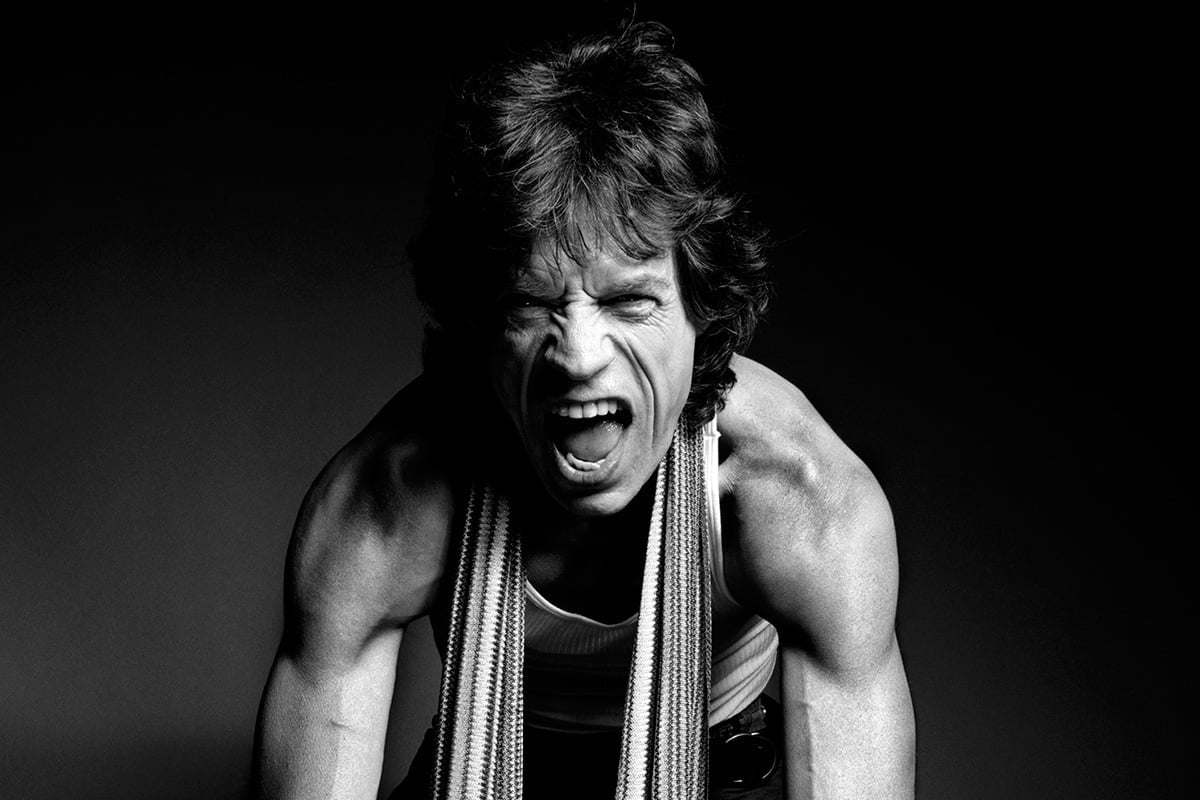 Mick Jagger (fot. Rankin / mat. prasowe Universal Music) „Strange Game”