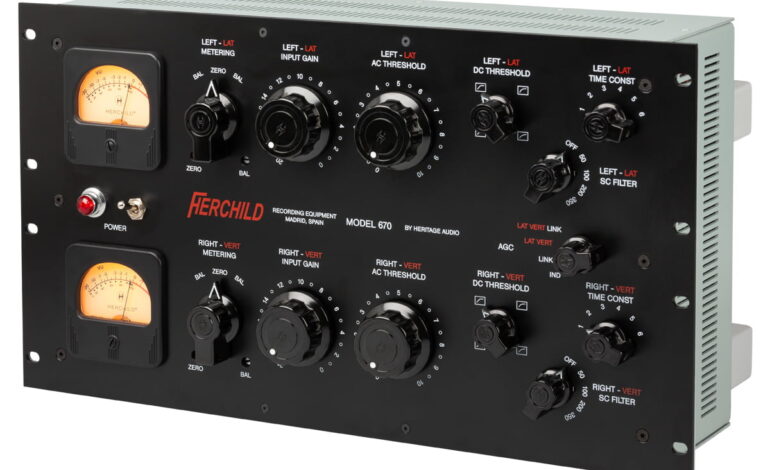 HERCHILD Model 670 i Model 660 – nowe kompresory Heritage Audio