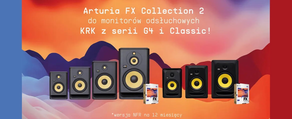 KRK ROKIT G4 Classic Arturia FX Collection 2 (fot. Audiotech)