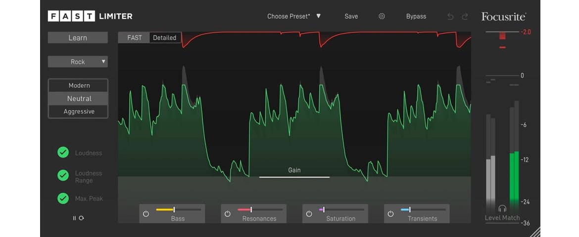 Focusrite FAST Limiter (fot. Focusrite)