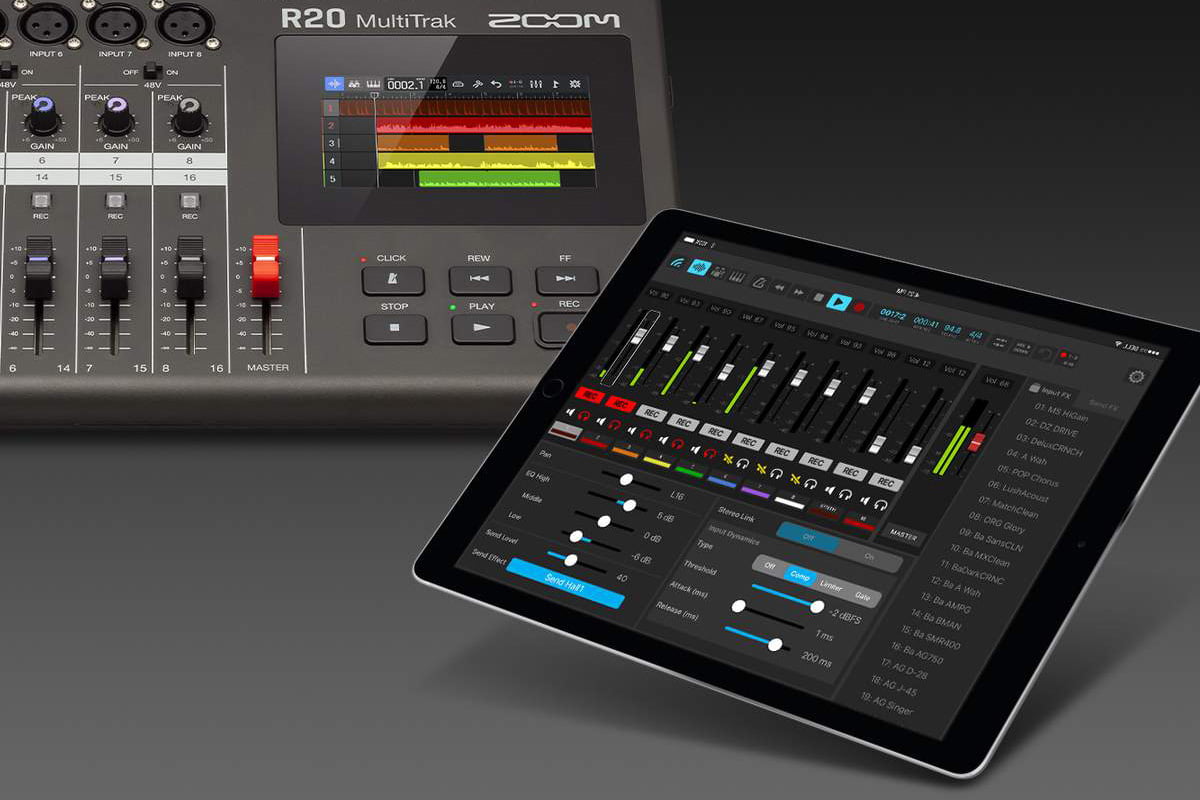 Zoom R20 Control (fot. Zoom Corporation)