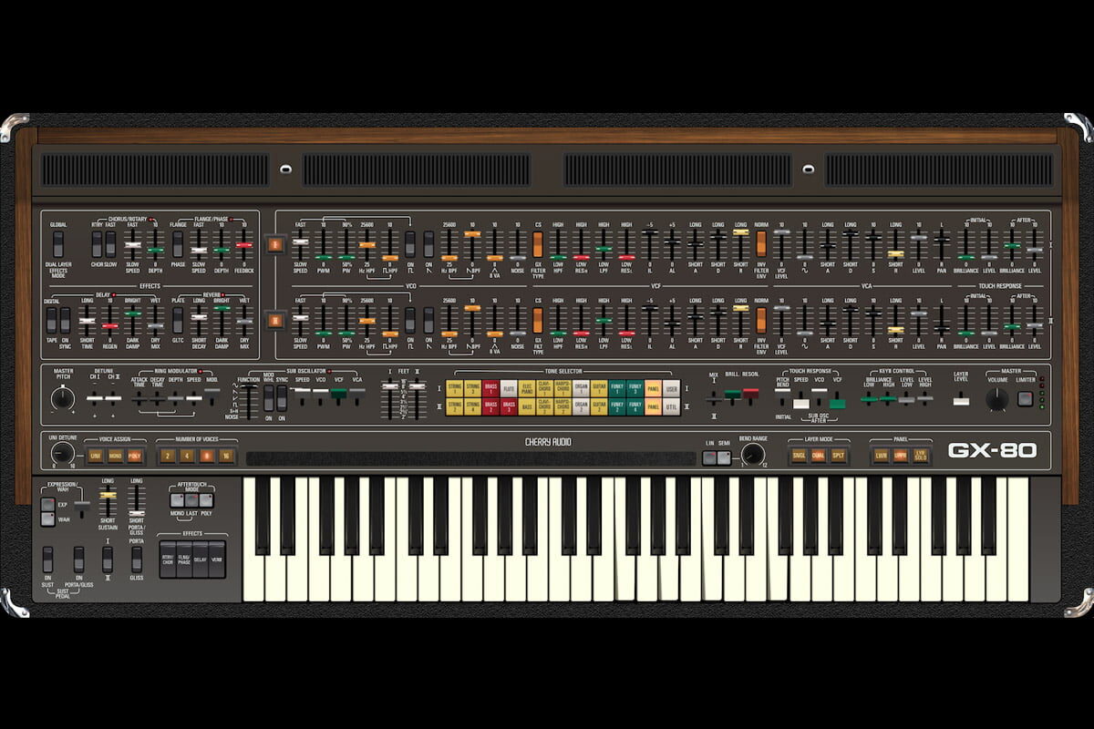 GX-80 – flagowy syntezator wirtualny firmy Cherry Audio
