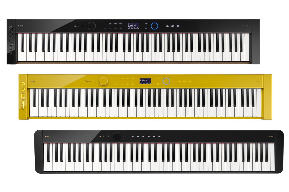 Casio PX-S7000, PX-S6000 i PX-S5000 (fot. Casio)
