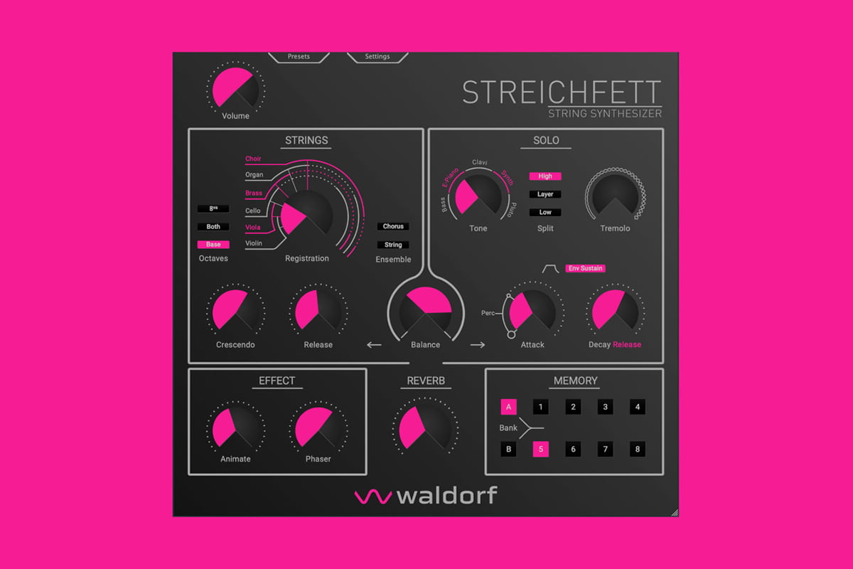 Waldorf Streichfett Plug-in (fot. Waldorf Music GmbH)