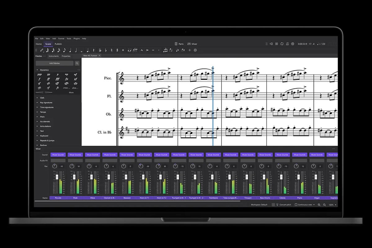MuseScore 4 (fot. MuseScore)