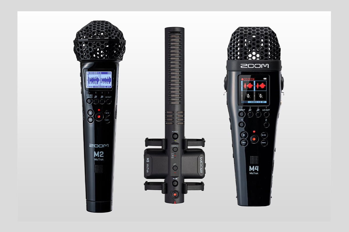 Zoom M2 MicTrak, M3 MicTrak, M4 MicTrak (fot. Zoom)