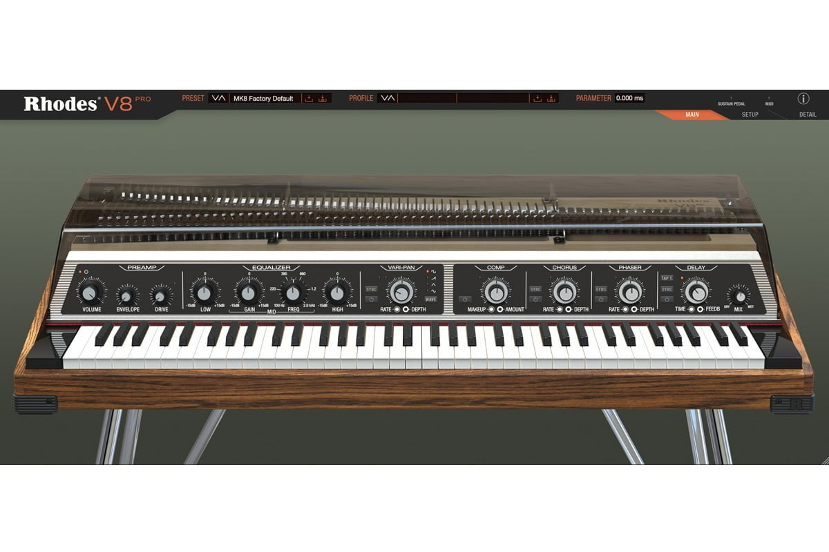 Rhodes V8 Pro (fot. Rhodes Music Group)