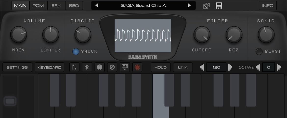 AudioKit Pro SAGA Synth (fot. AudioKit Pro)