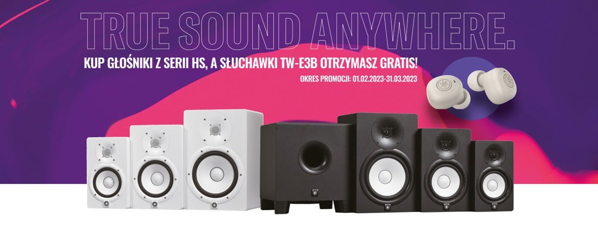Yamaha HS5 HS7 HS8 HS8S (fot. Yamaha Pro Audio)