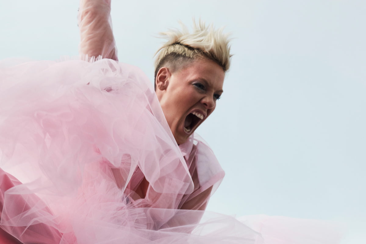 P!nk „TRUSTFALL” (mat. prasowe Sony Music Entertainment Poland)