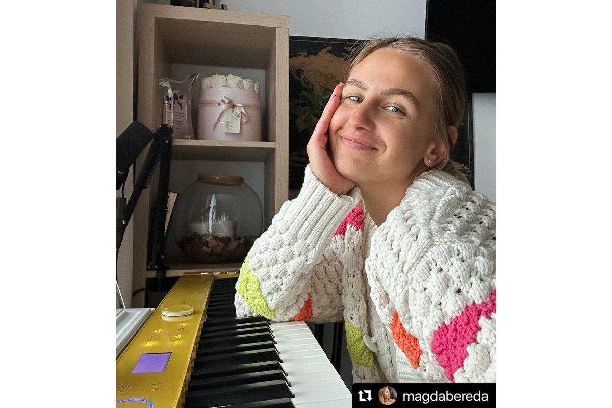 Magda Bereda Casio PX-S7000 (fot. www.instagram.com/magdabereda/)