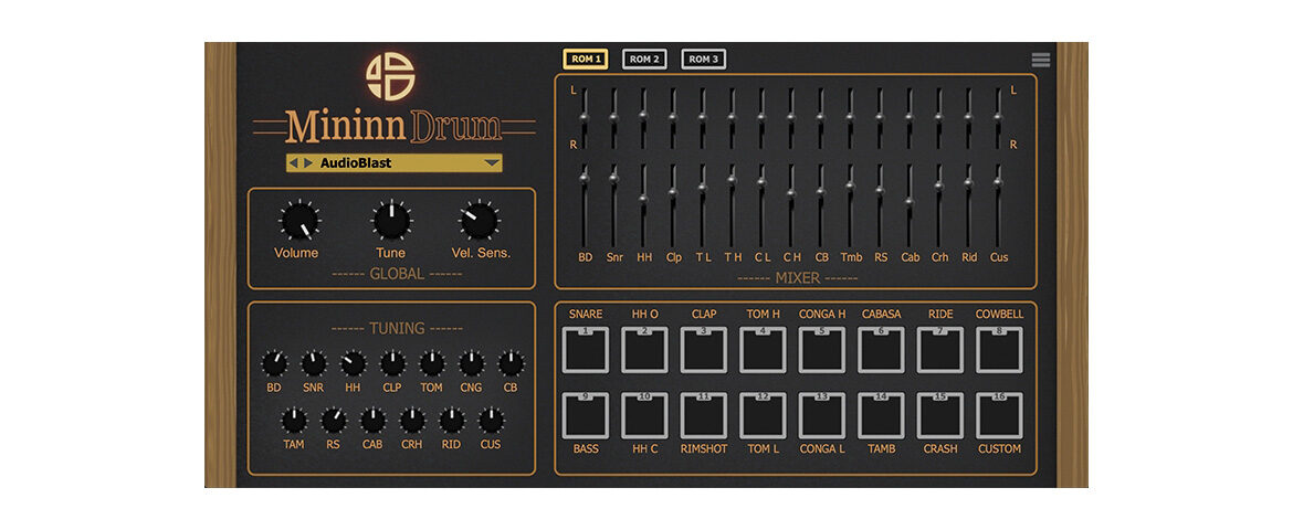 Audio Blast Mininn Drum – perkusyjna podróż do lat 80. XX wieku