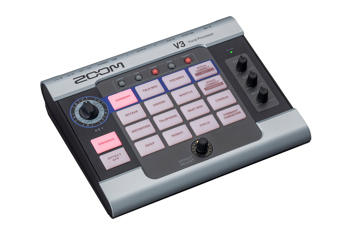 Zoom V3 Vocal Processor (fot. ZOOM Corporation)