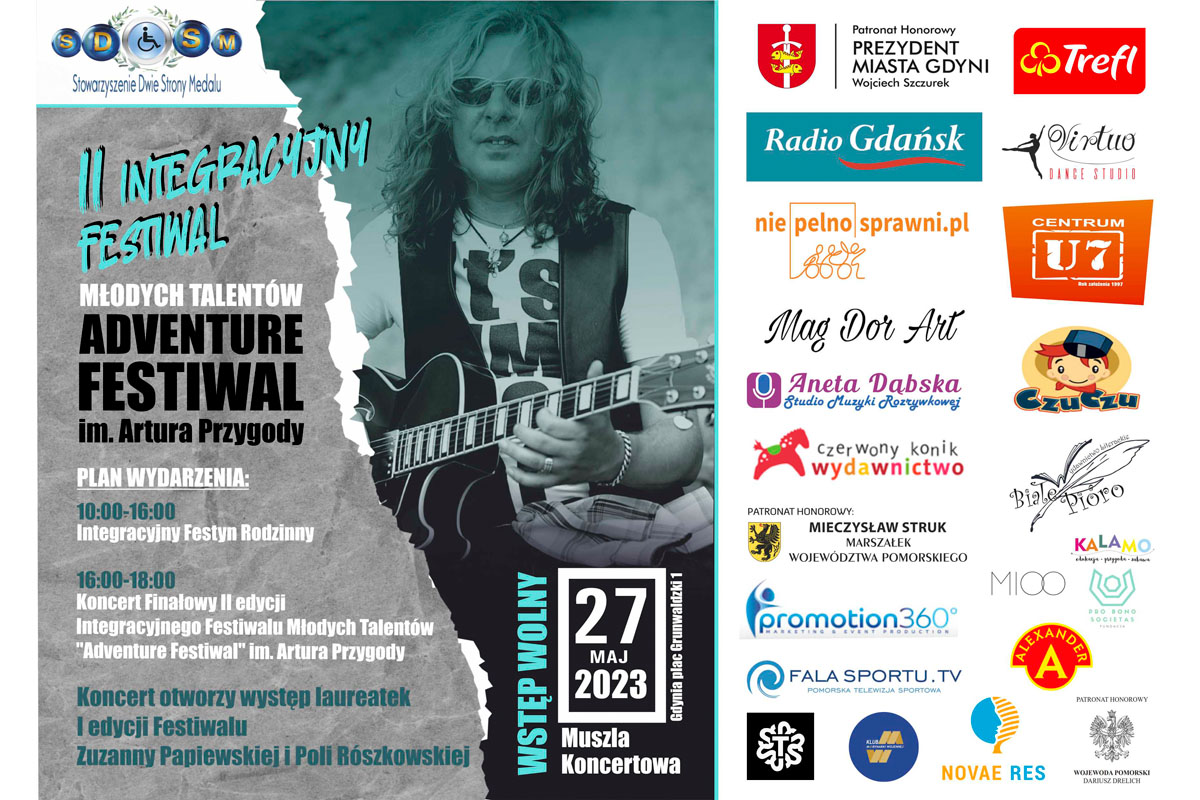 II Integracyjny Festiwal Młodych Talentów „Adventure Festiwal” im. Artura Przygody (mat. organizatora)