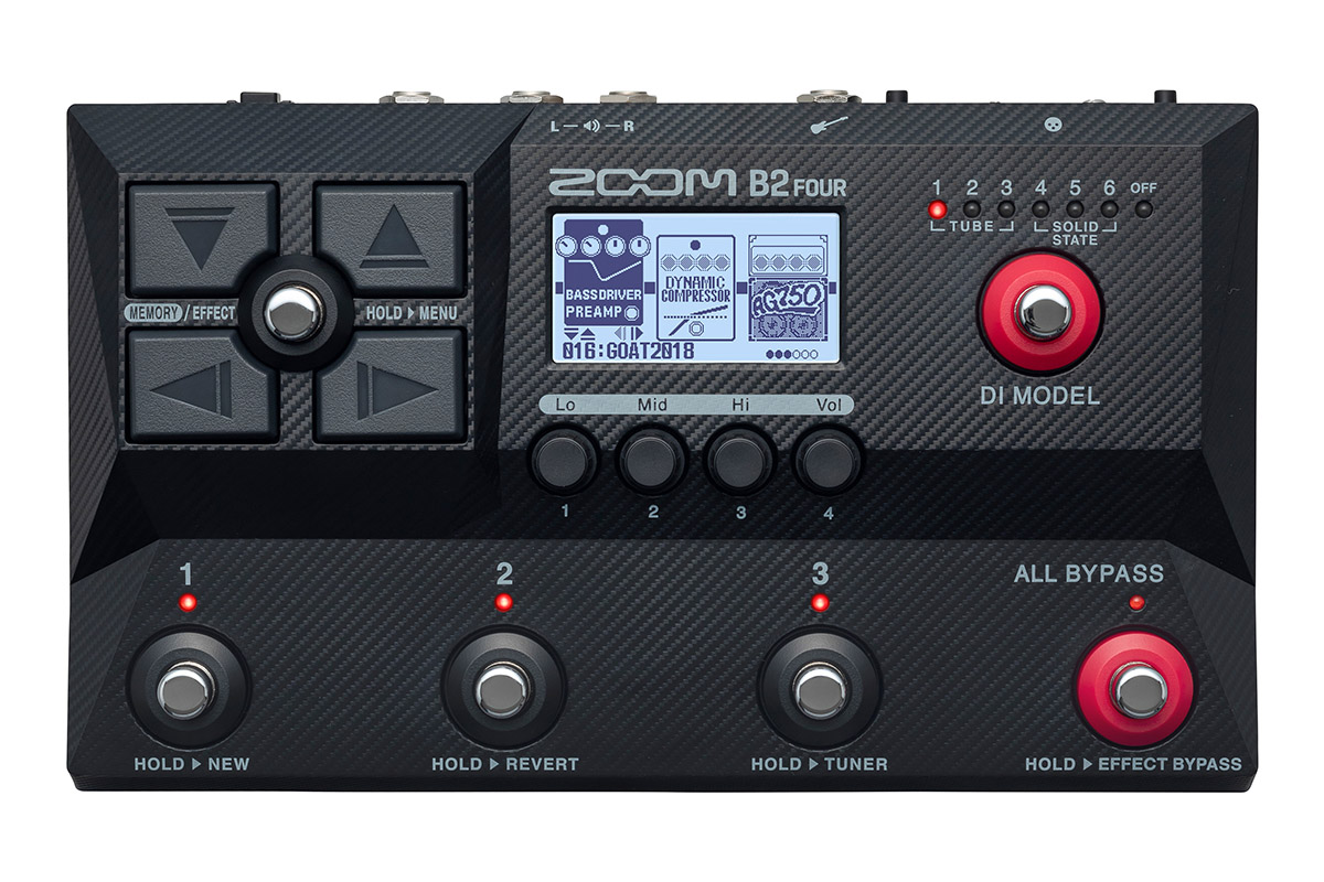 Zoom B2 FOUR (fot. ZOOM Corporation)
