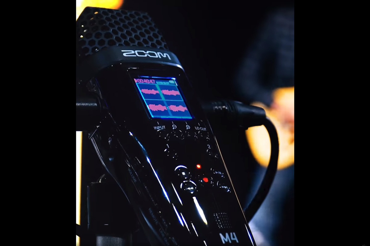 Zoom M4 MicTrak Steve Gadd (fot. Facebook/Zoom)