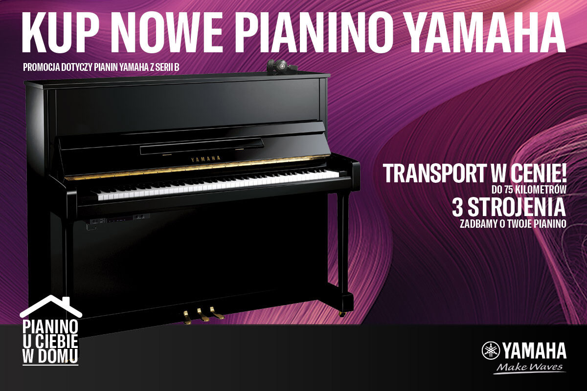 Trwa promocja dotycząca pianin akustycznych Yamaha