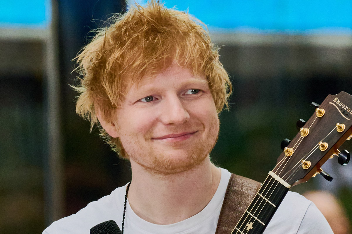 Ed Sheeran w Nowym Jorku w czerwcu 2023 roku (fot. Paul Froggatt / Shutterstock.com)