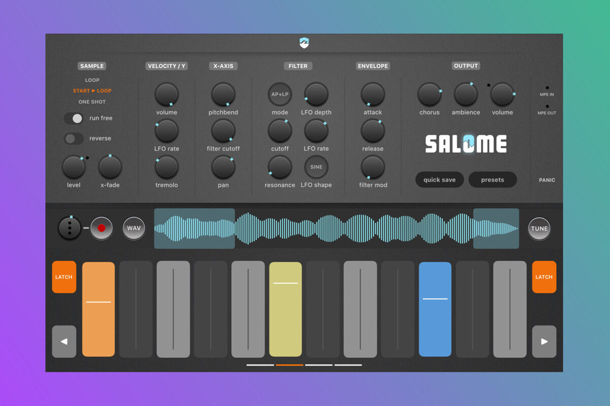 Bram Bos Salome – wirtualny sampler dla iOS