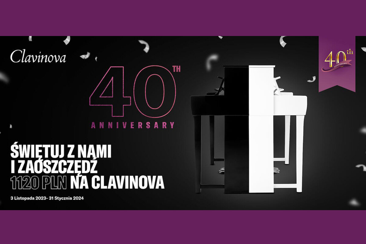 Jubileuszowa promocja Yamaha z okazji 40-lecia pianin Clavinova