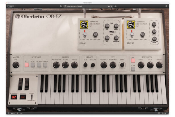 GForce Software Oberheim OB-EZ (fot. GForce Software Ltd)