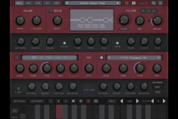 AudioKit Pro NERD Synth (fot. AudioKit Pro)