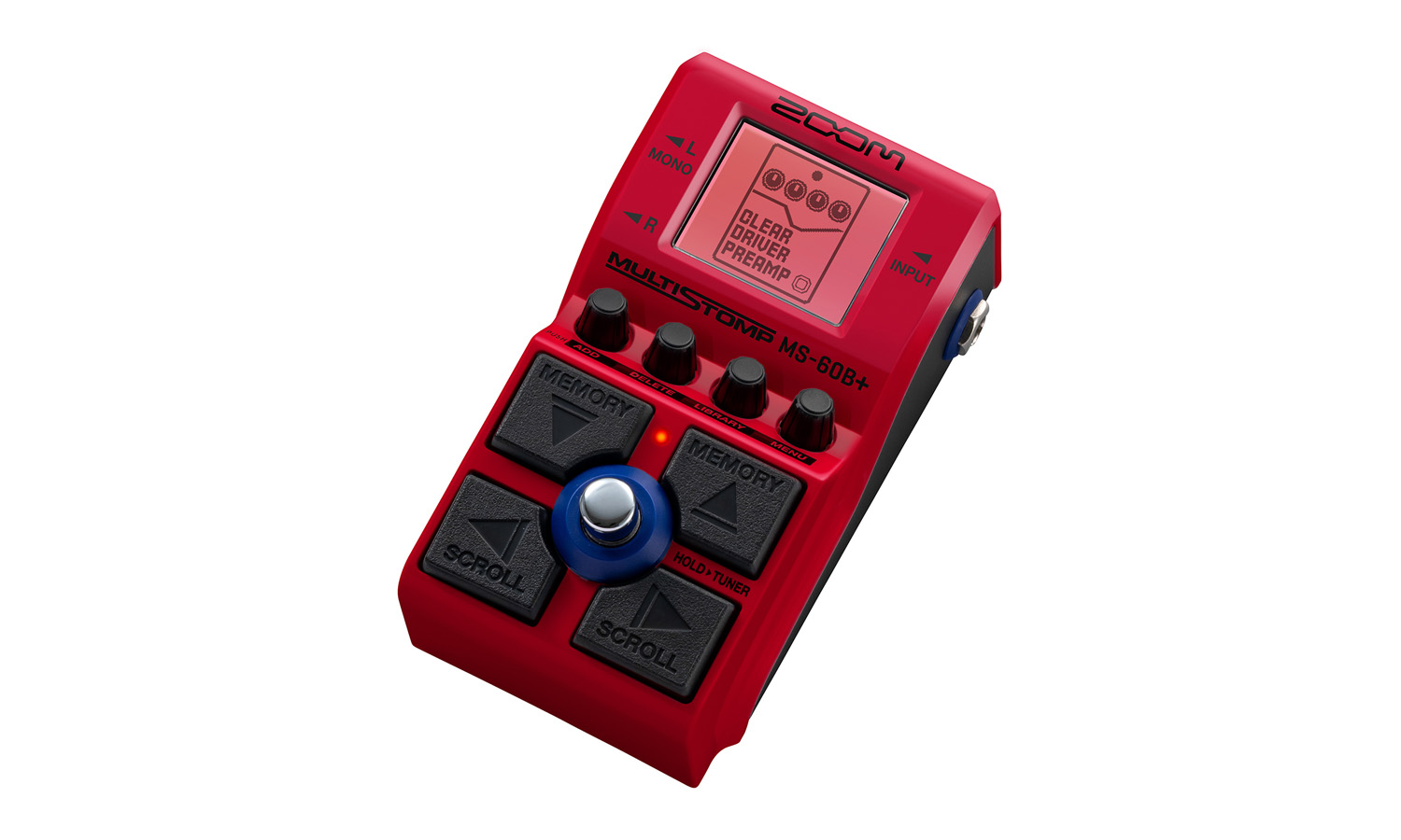 ZOOM MS-60B+ MultiStomp (fot. ZOOM Corporation)