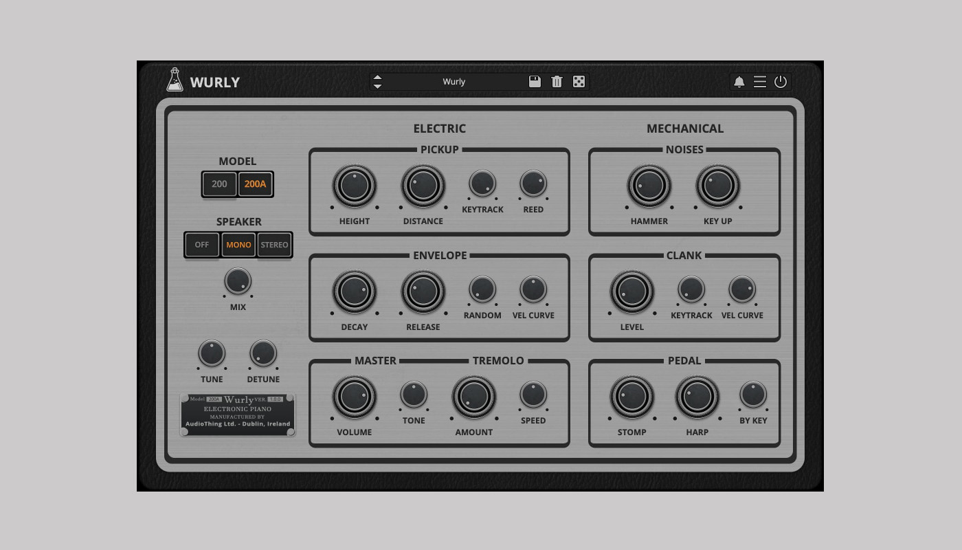 AudioThing Wurly (fot. AudioThing)