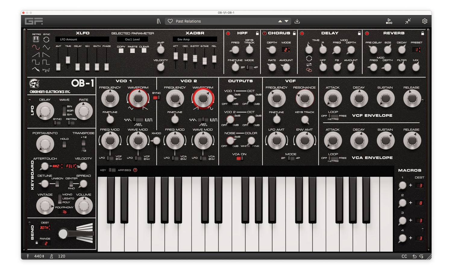 GForce Oberheim OB-1 (fot. GForce Software)