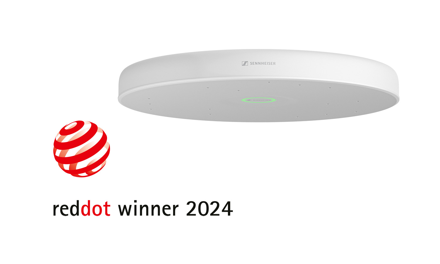 Sennheiser TeamConnect Ceiling Medium & Red Dot Award 2024 (fot. Sennheiser / Red Dot)