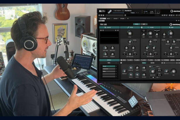 Stevie B & Steinberg Abslute 6 (fot. YouTube / Cubase)