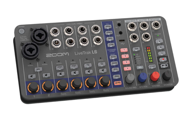 ZOOM LiveTrak L6 (fot. ZOOM Corporation)
