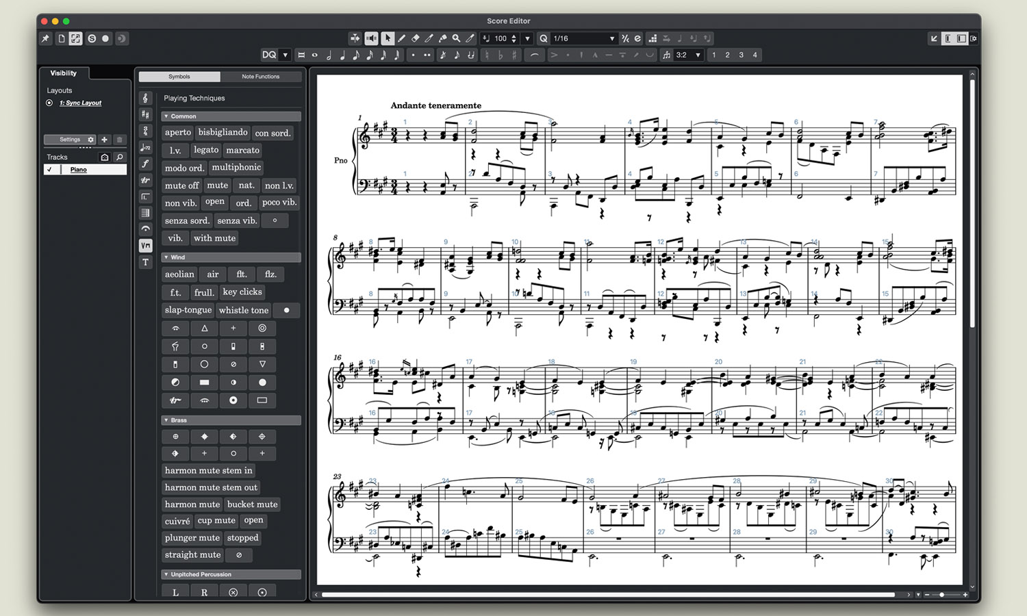 Cubase 14 Score Editor (fot. Steinberg)