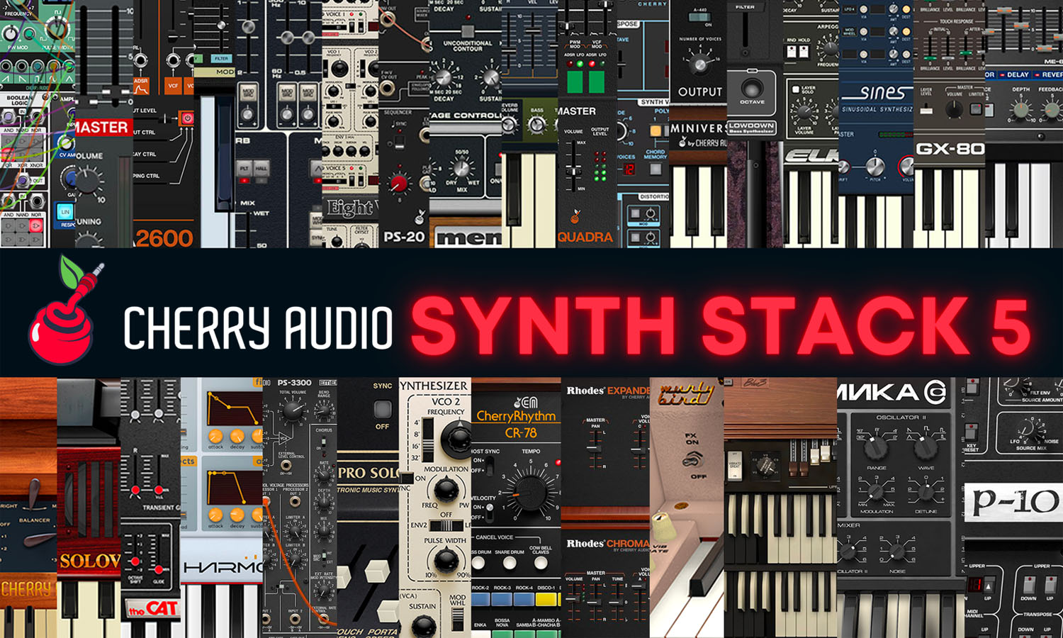 Cherry Audio Synth Stack 5 (fot. Cherry Audio)