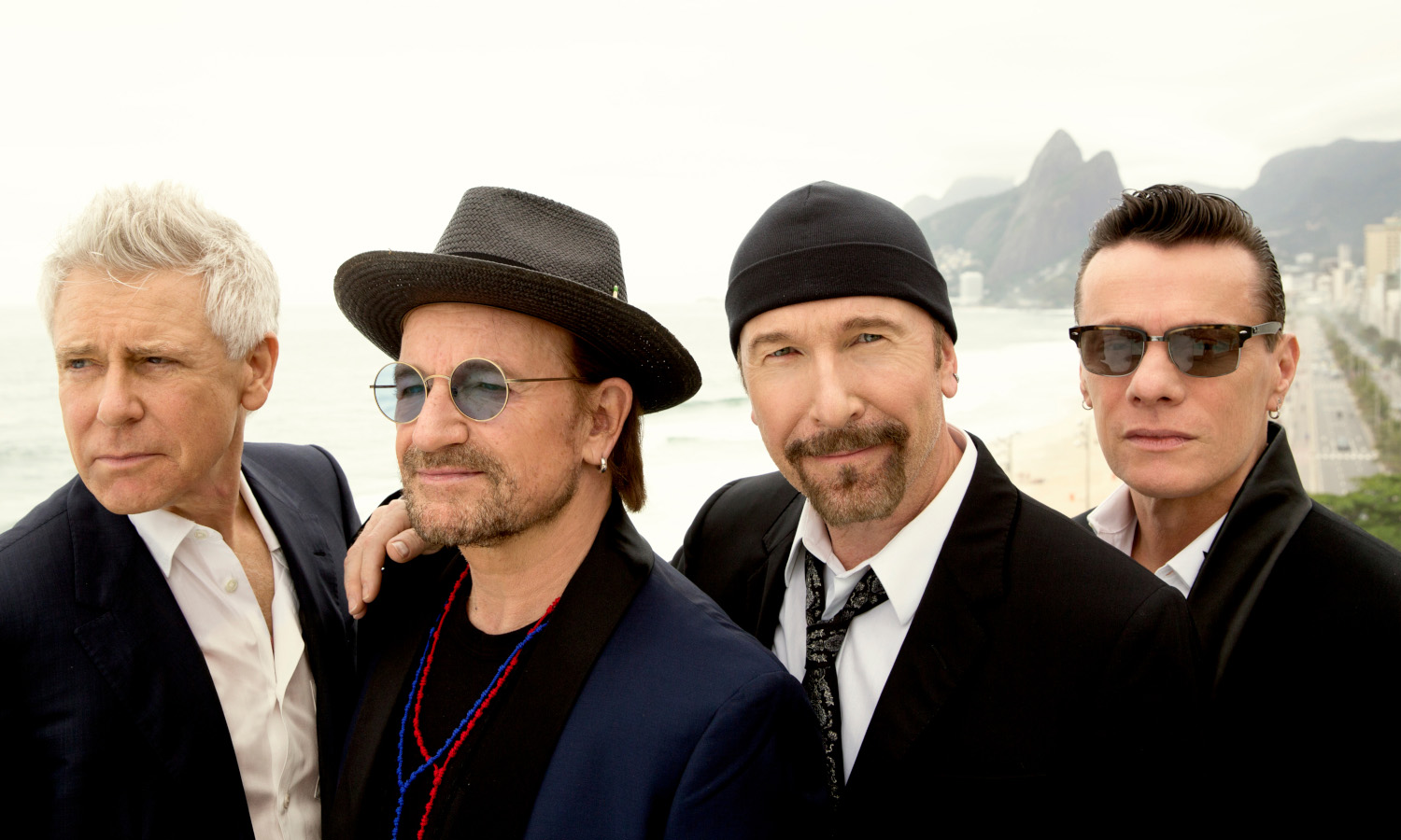 U2 w Rio De Janeiro w 2017 roku (fot. Helena Christensen)