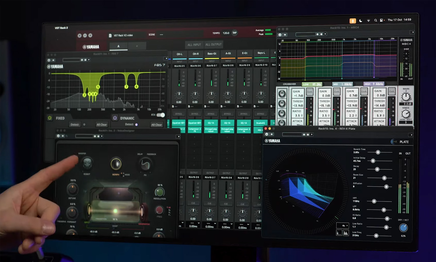 Yamaha VST Rack V2 plug-iny (fot. YouTube / Yamaha Global)