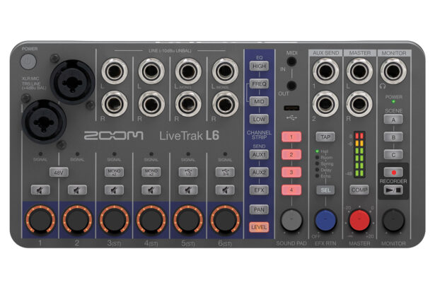 ZOOM LiveTrak L6 (fot. ZOOM)