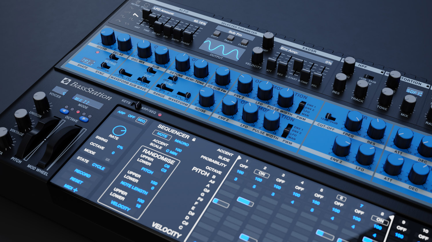 GForce Bass Station (fot. GForce Software)