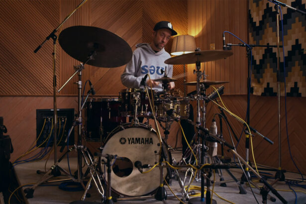 Richard Spaven & Yamaha Absolute Hybrid Maple (fot. YouTube / Yamaha Drums (Official))