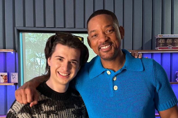 Will Smith i Marcin Patrzałek (mat. prasowe Sony Music Entertainment Poland)