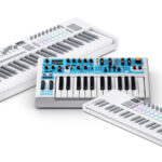 Novation Bass Station II Swifty Edition / Launchkey 49 White / Launchkey Mini 37 White (fot. Novation)
