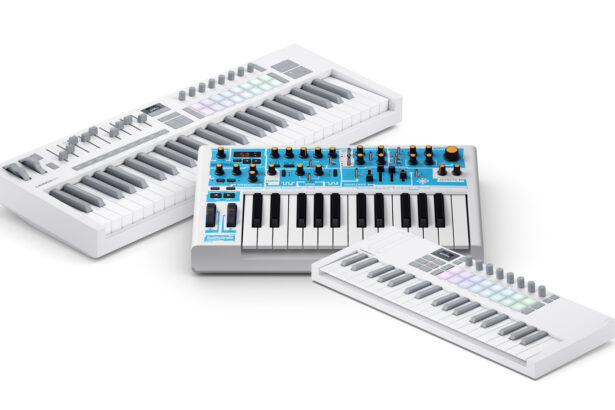 Novation Bass Station II Swifty Edition / Launchkey 49 White / Launchkey Mini 37 White (fot. Novation)