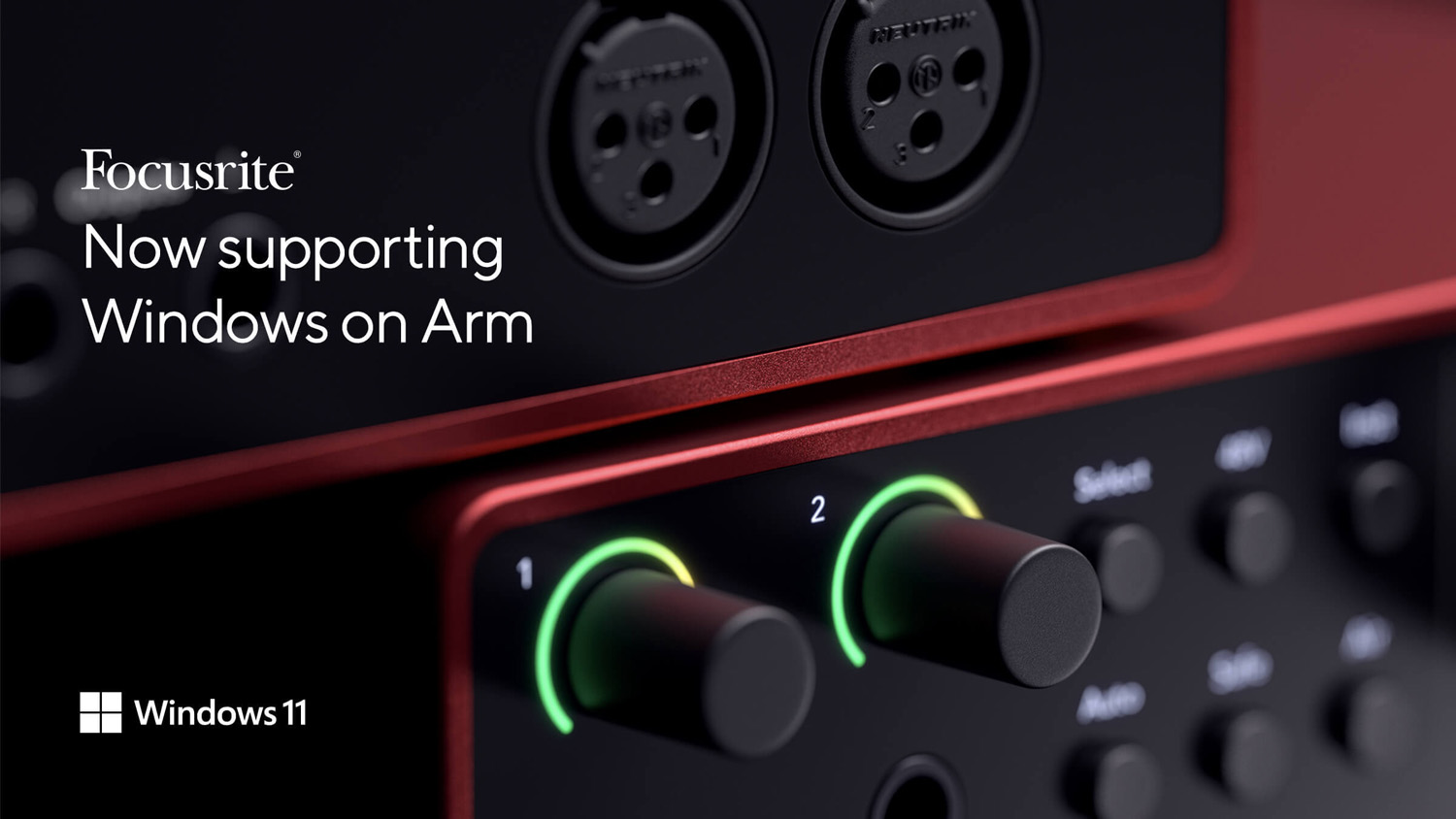 Focusrite + Windows on Arm (fot. Focusrite)