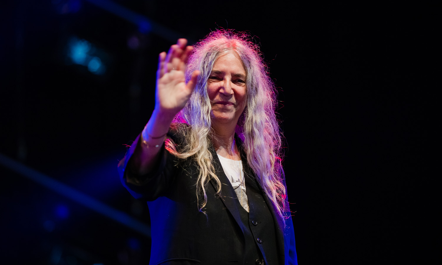 Patti Smith podczas koncertu w 2018 roku (fot. Ben Houdijk / Shutterstock.com)