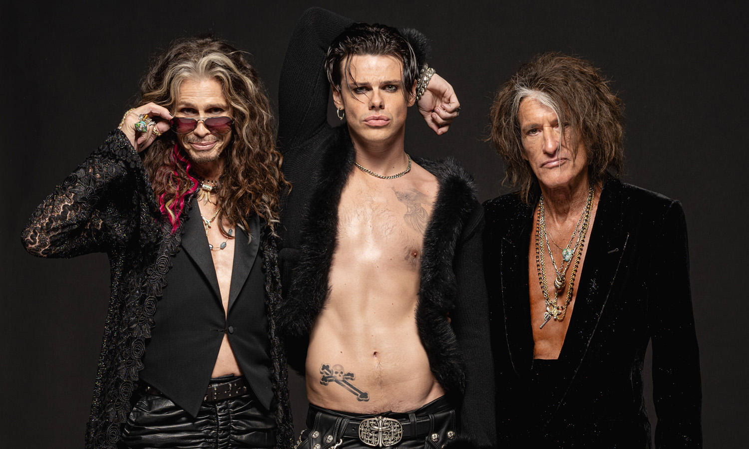 Aerosmith i YUNGBLUD „One More Time” (fot. Ross Halfin / mat. prasowe Universal Music Polska)