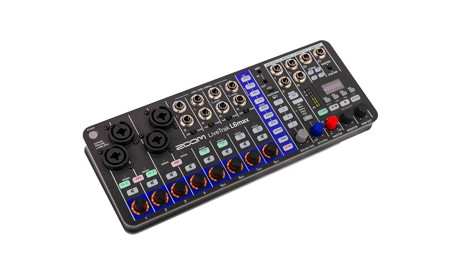 ZOOM LiveTrak L6max (fot. ZOOM)