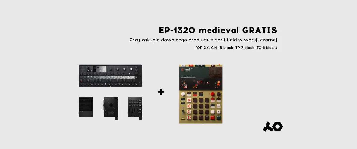 teenage engineering field system black + EP-1320 medieval (fot. Audiotech)