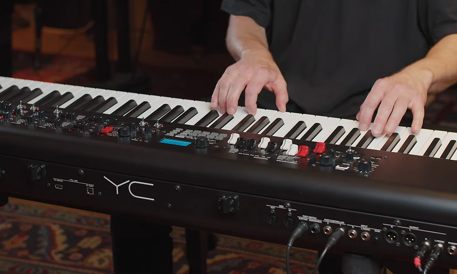 Yamaha YC OS V2.0 (fot. YouTube / Yamaha Synths Official)