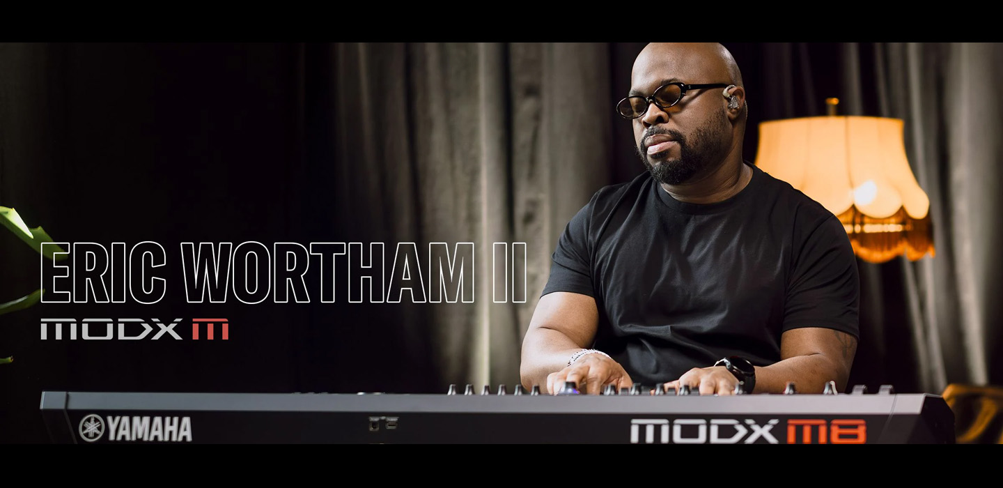Eric Wortham & Yamaha MODX M8 (fot. Yamaha)